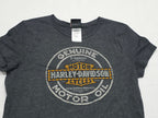 Playera Harley Davidson De Mujer Grande Gris