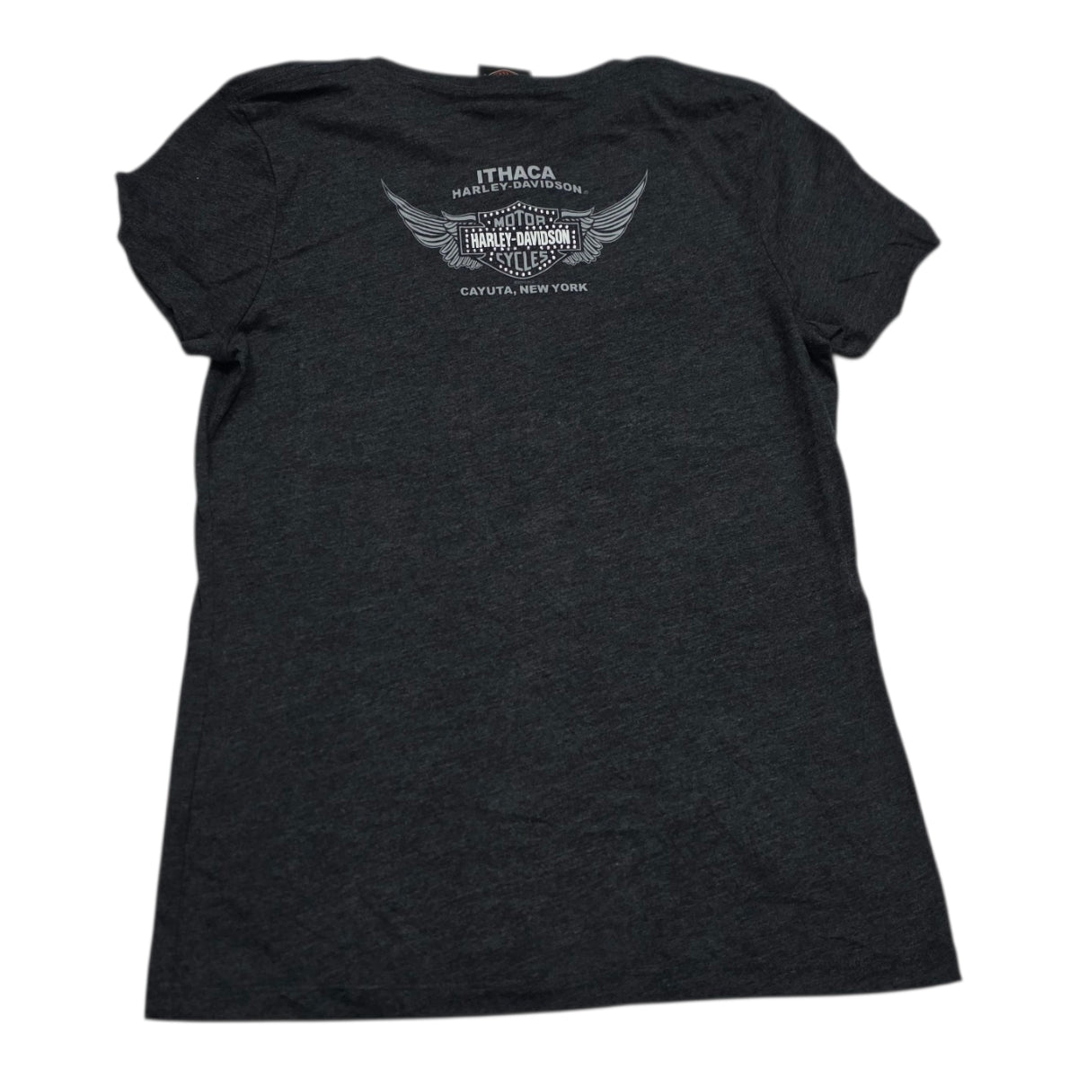 Playera Harley Davidson De Mujer Grande Gris