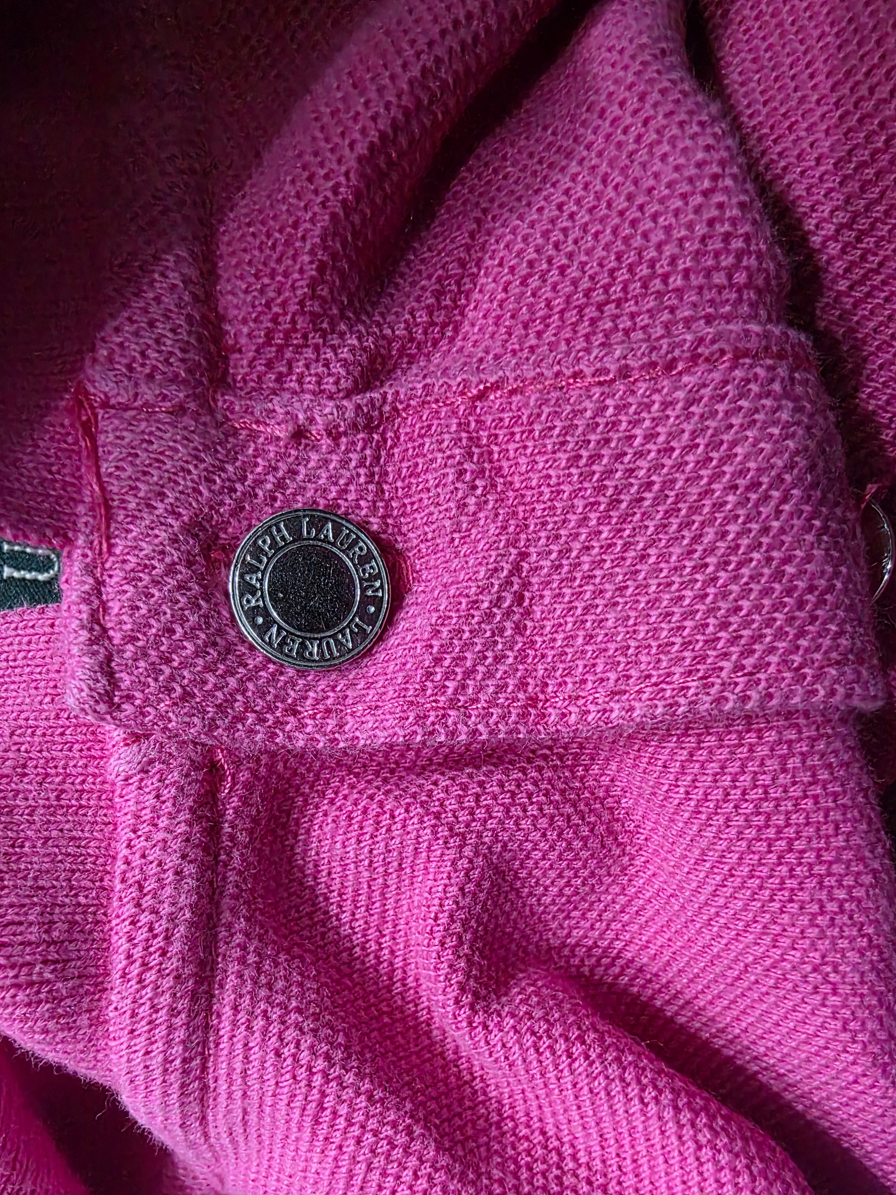 Playera Ralph Lauren Cuello Polo Mujer Extra Grande Rosa