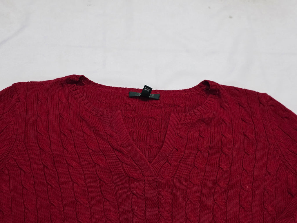 Sueter Ralph Lauren De Mujer Talla 1x Color Rojo