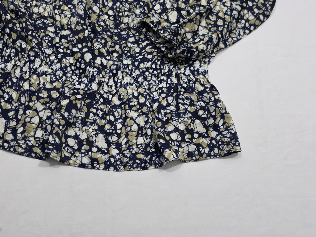Blusa Michael Kors De Mujer Talla 2x Azul/cafe