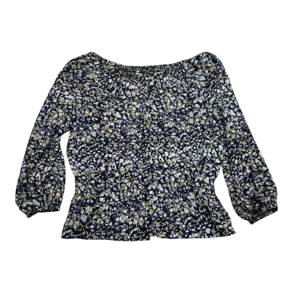 Blusa Michael Kors De Mujer Talla 2x Azul/cafe