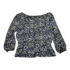 Blusa Michael Kors De Mujer Talla 2x Azul/cafe