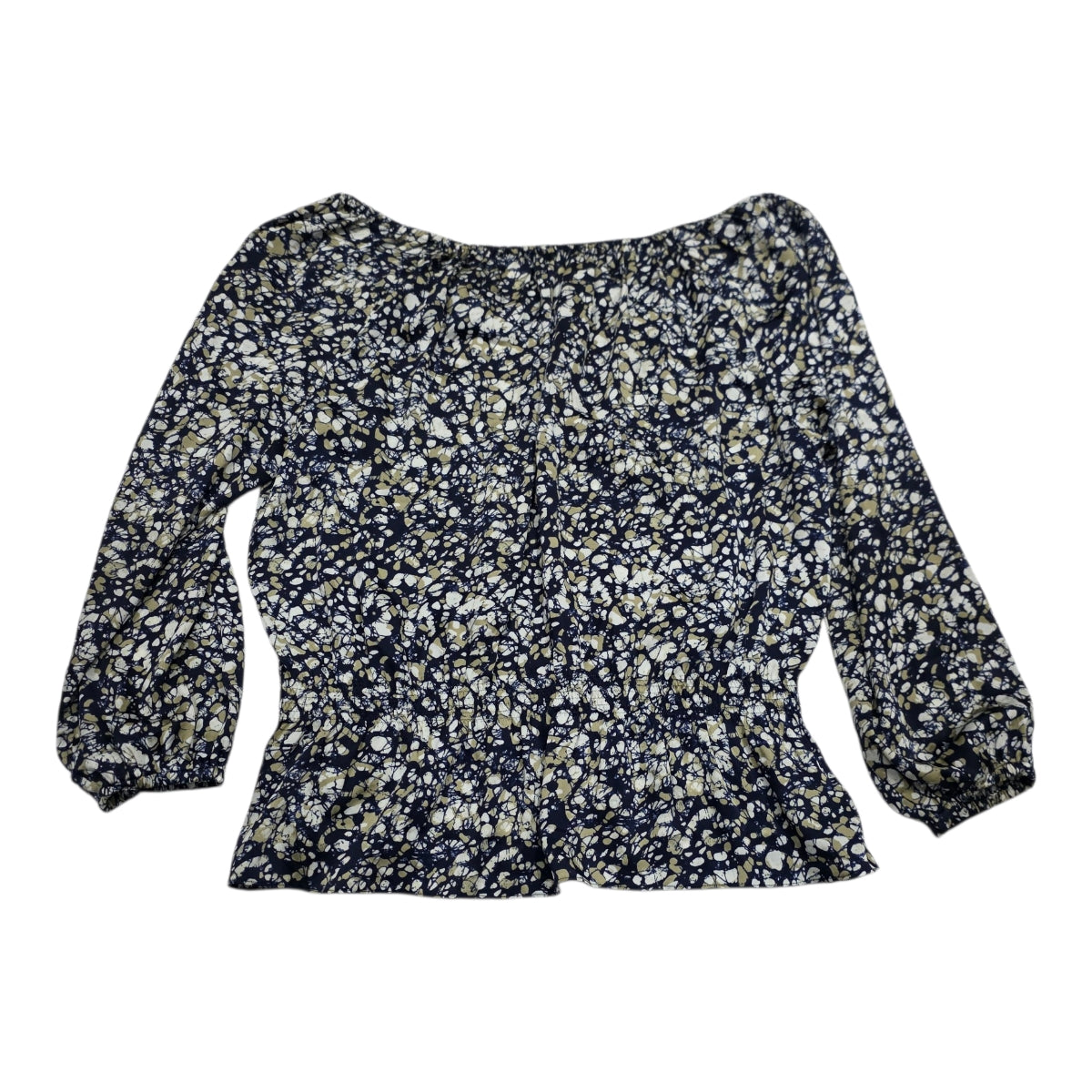 Blusa Michael Kors De Mujer Talla 2x Azul/cafe