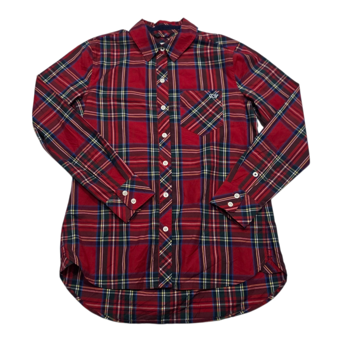 Camisa Vineyard Vines Talla 0 De Mujer Color Rojo