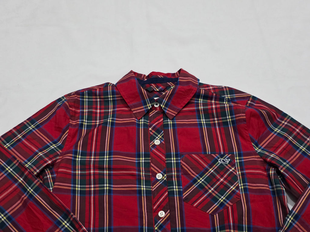 Camisa Vineyard Vines Talla 0 De Mujer Color Rojo