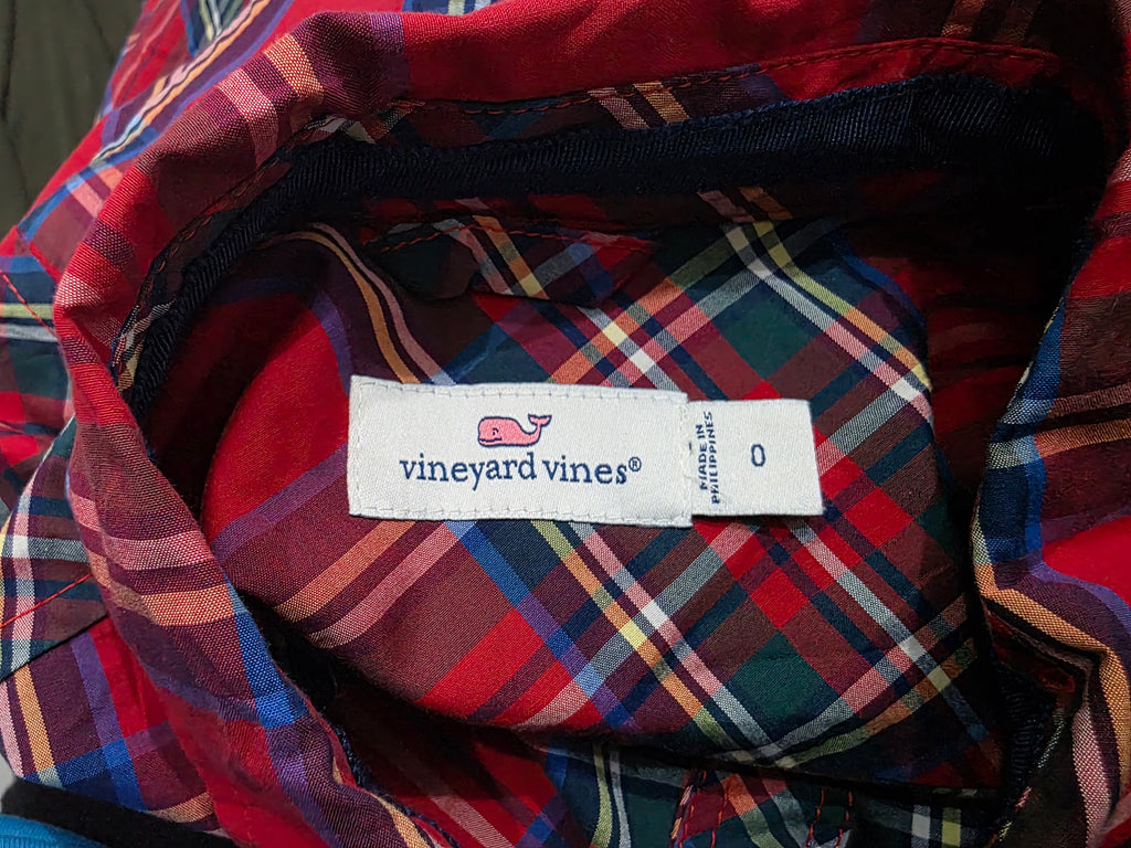 Camisa Vineyard Vines Talla 0 De Mujer Color Rojo
