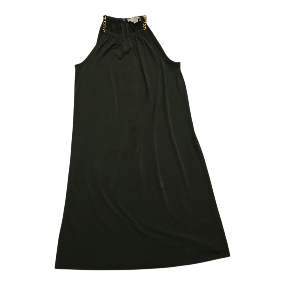 Vestido Michael Kors Extra Chico Color Verde Con Cadenas