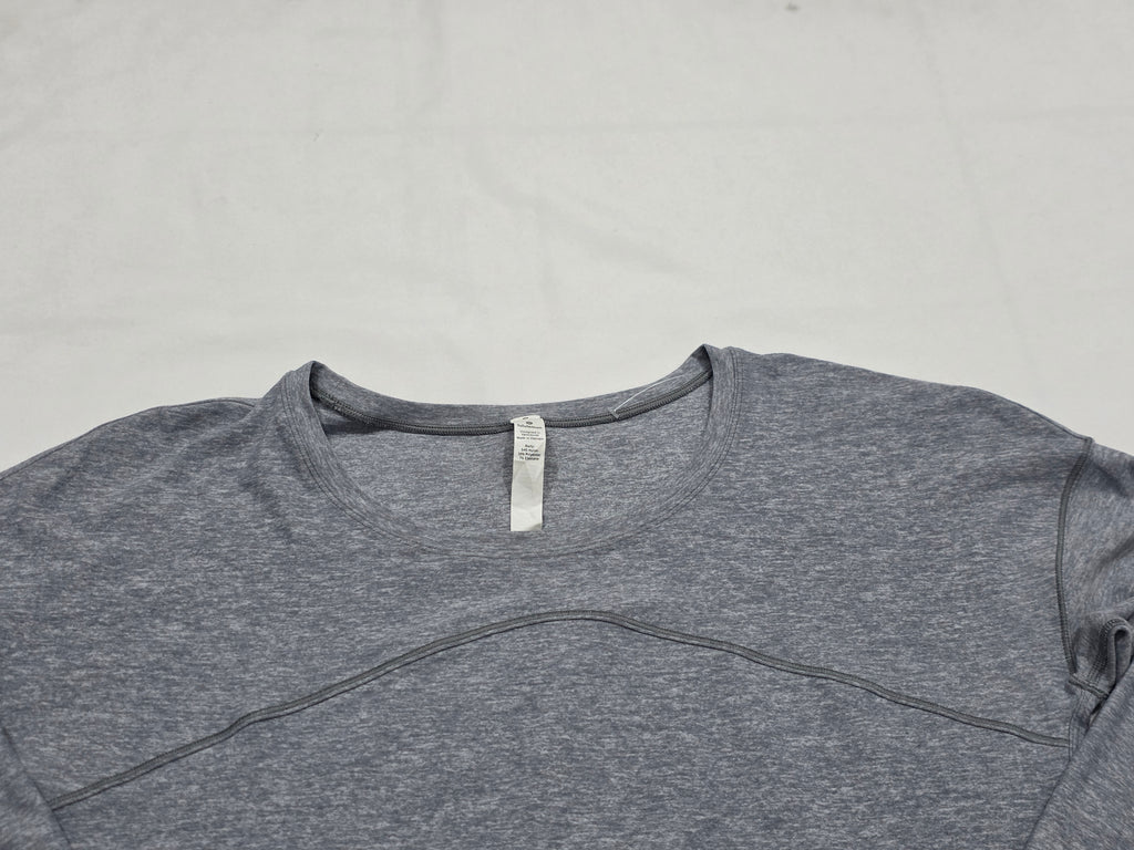 Playera Lululemon Mujer Talla 6 Color Plateado Manga Larga