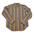Camisa Ralph Lauren Mujer Talla Chica Amarillo Con Lineas