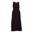 Maxi Vestido Michael Kors De Mujer Chica Vino Sin Mangas