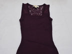 Maxi Vestido Michael Kors De Mujer Chica Vino Sin Mangas