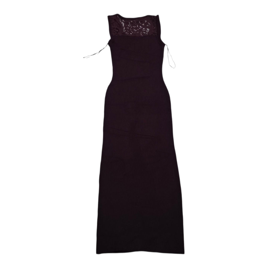 Maxi Vestido Michael Kors De Mujer Chica Vino Sin Mangas