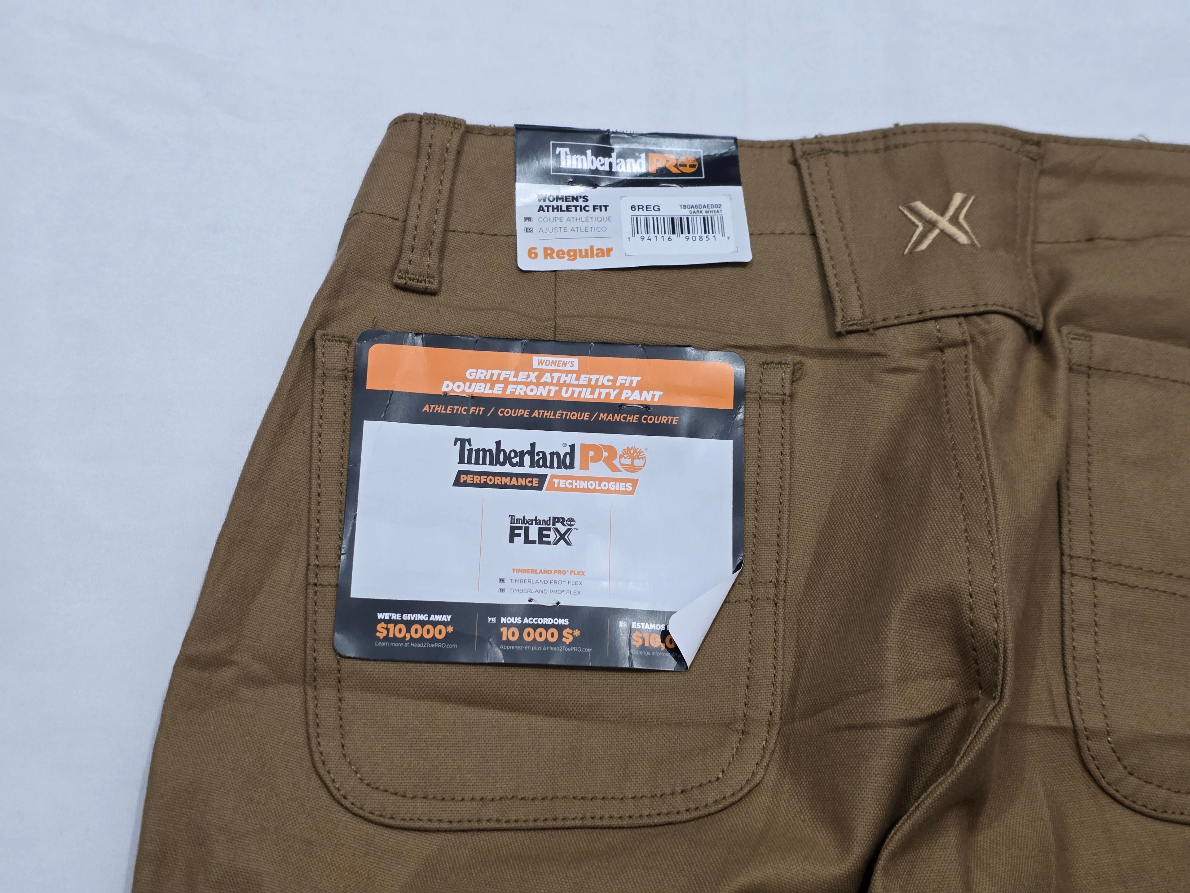 Pantalón Cargotrabajo Timberland Pro Gritflex Café 6r Mujer