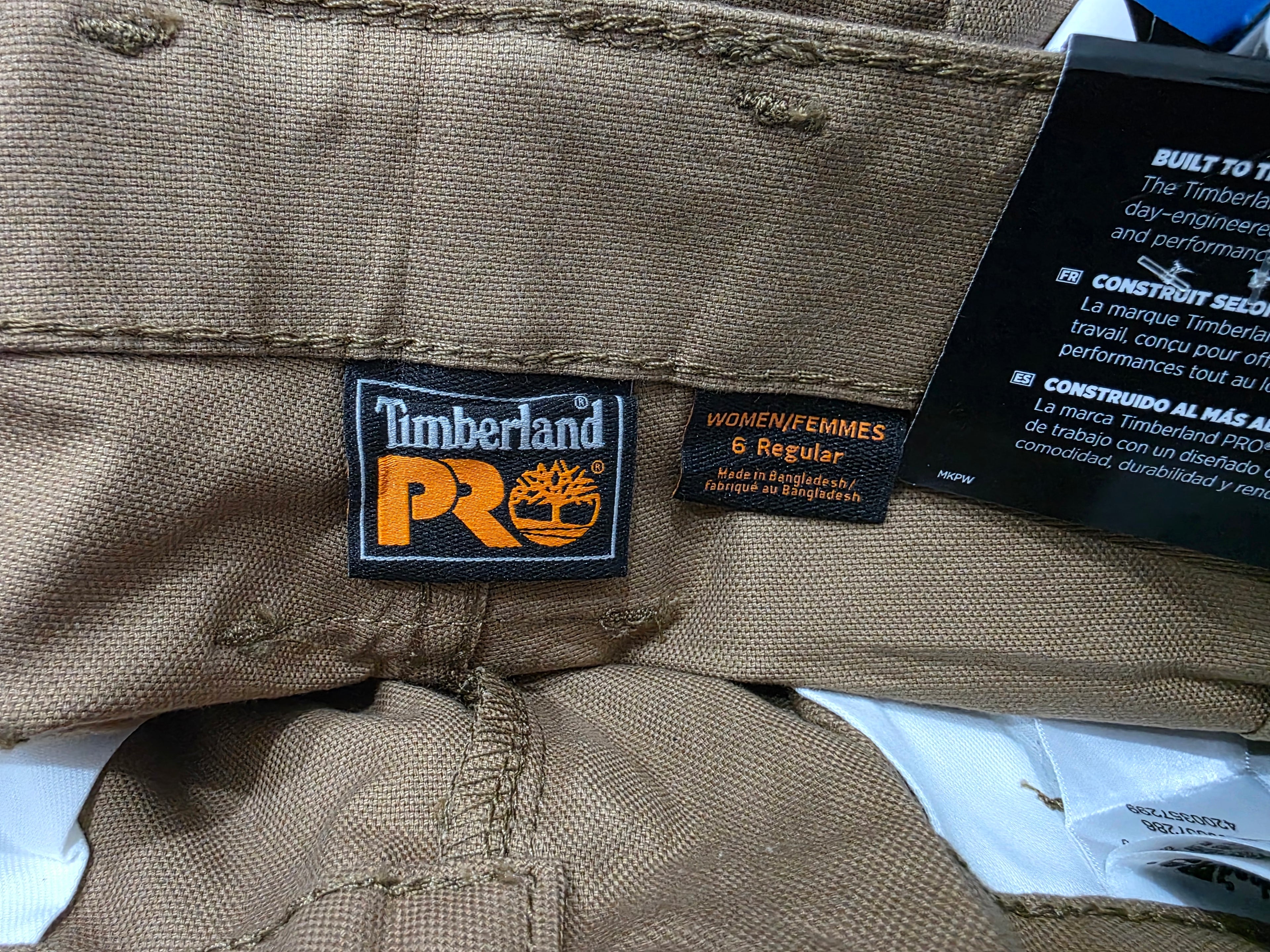 Pantalón Cargotrabajo Timberland Pro Gritflex Café 6r Mujer