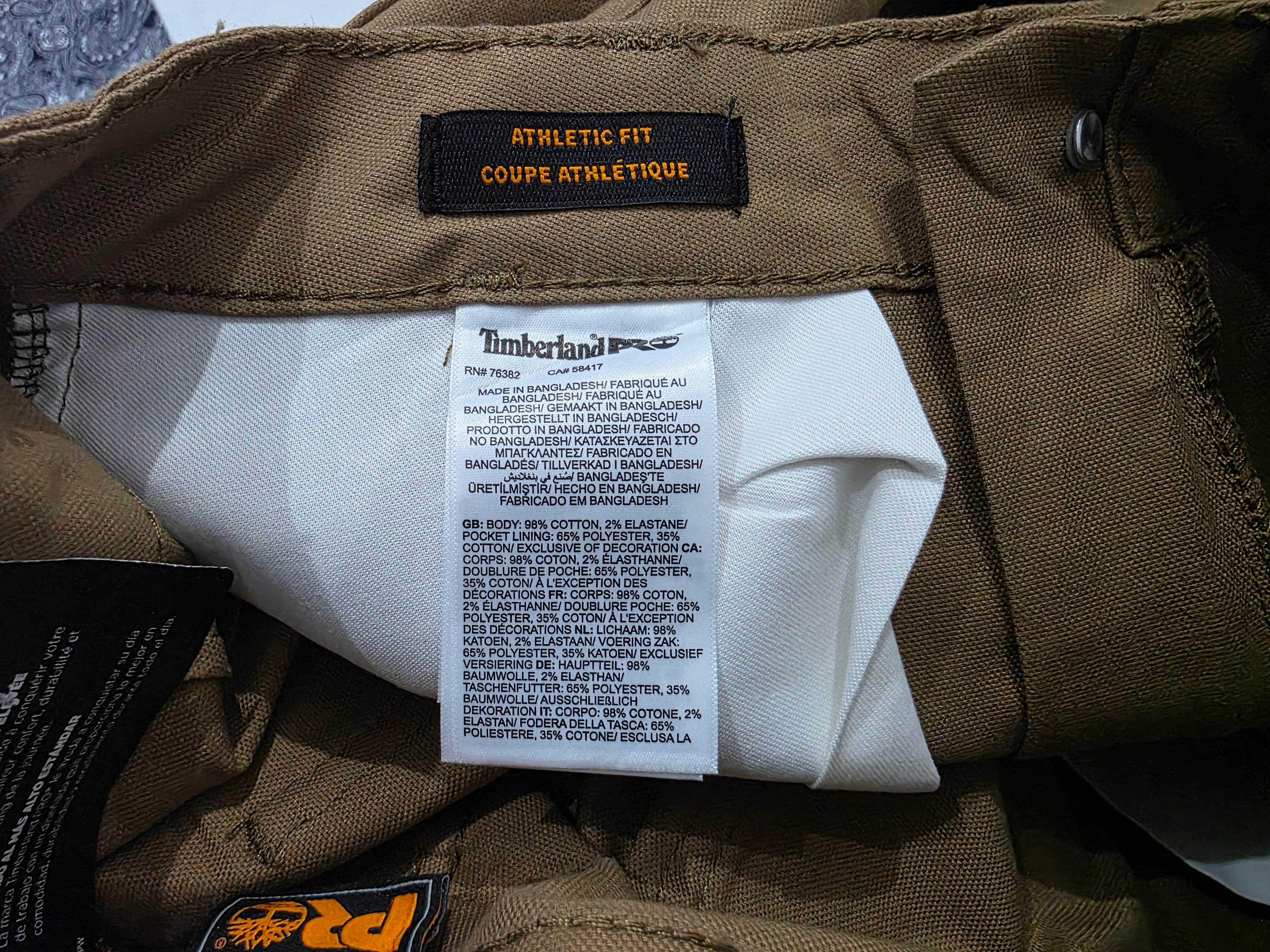 Pantalón Cargotrabajo Timberland Pro Gritflex Café 6r Mujer
