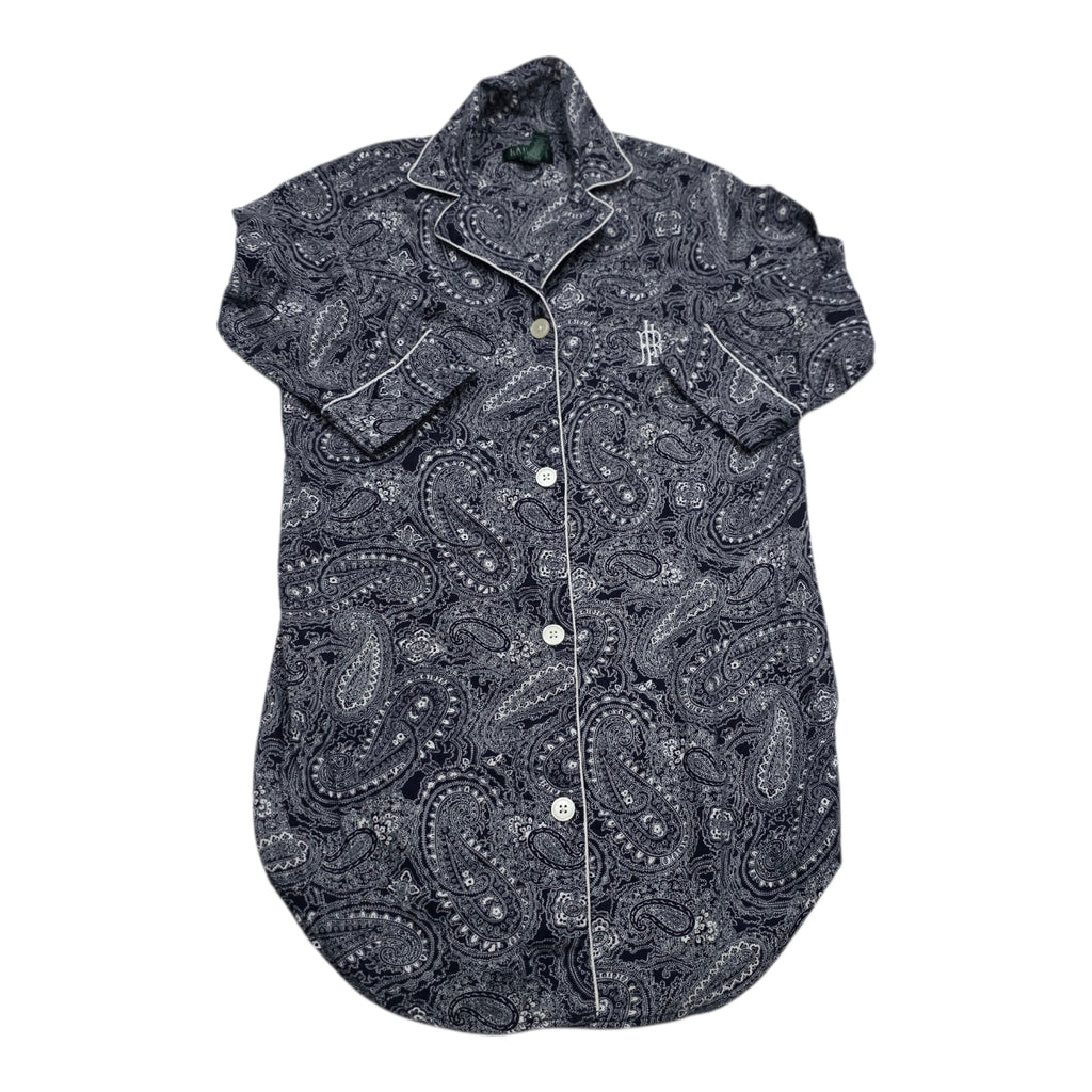 Camison Ralph Lauren De Mujer Talla Chica Azul Con Figuras