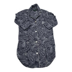 Camison Ralph Lauren De Mujer Talla Chica Azul Con Figuras