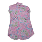 Camison Ralph Lauren De Mujer Talla Chica Rosa Con Figuras