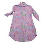 Camison Ralph Lauren De Mujer Talla Chica Rosa Con Figuras