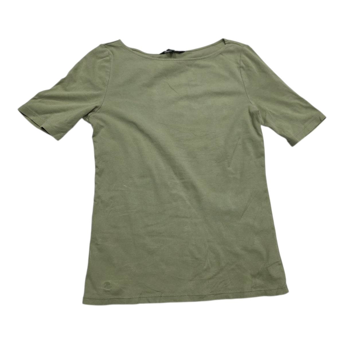Playera Ralph Lauren Mujer Talla Mediana Color Verde Opaco