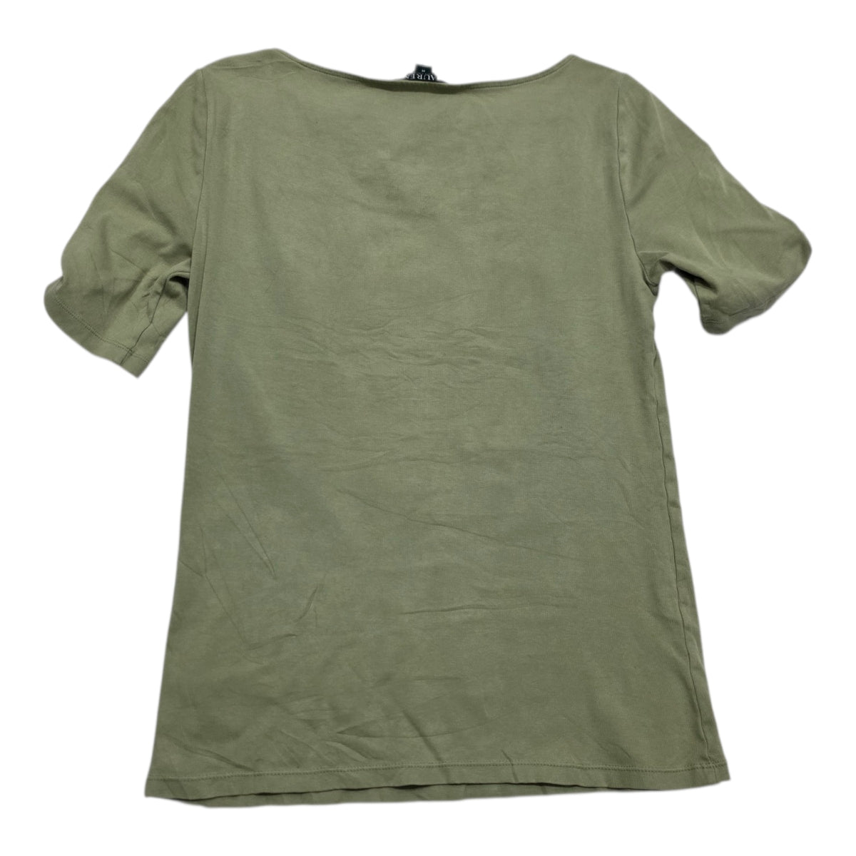 Playera Ralph Lauren Mujer Talla Mediana Color Verde Opaco