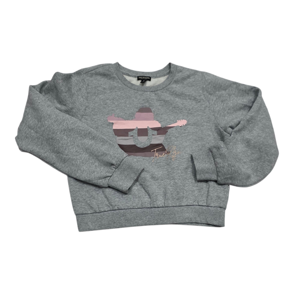 Sudadera True Religion De Mujer Talla Mediana Color Gris