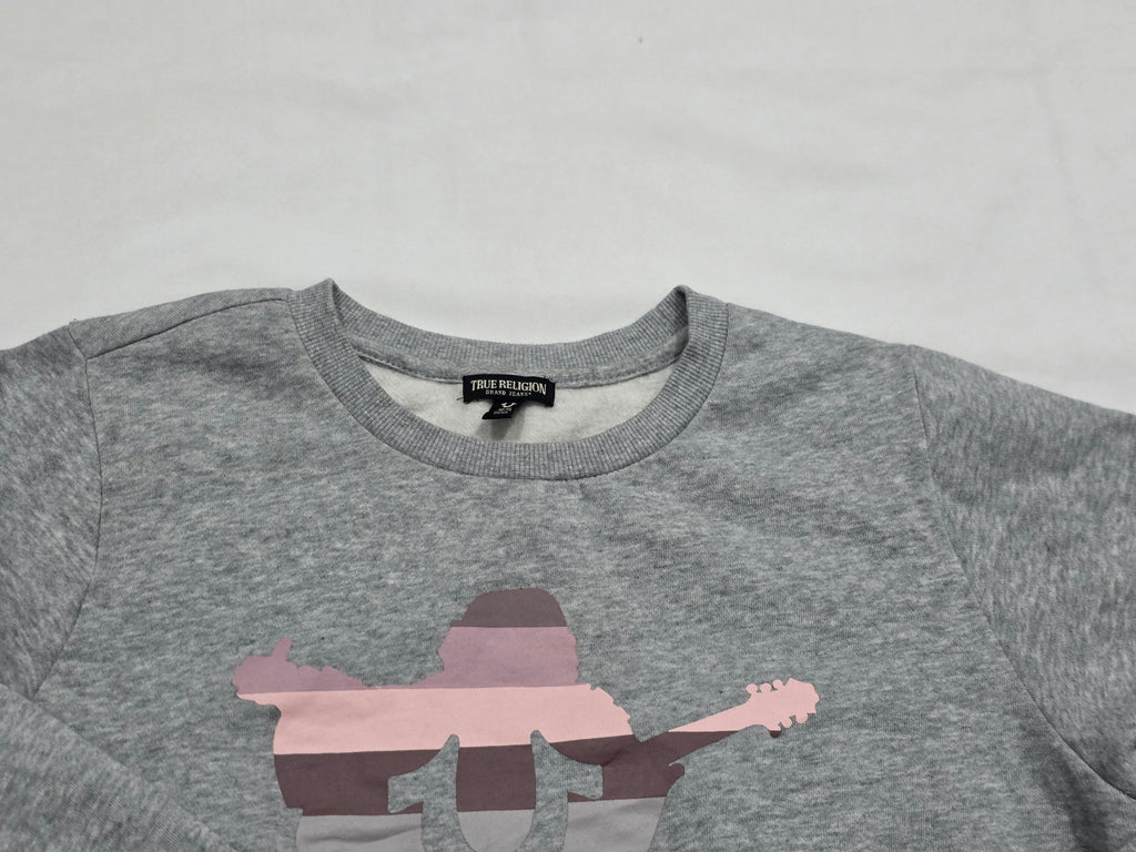 Sudadera True Religion De Mujer Talla Mediana Color Gris
