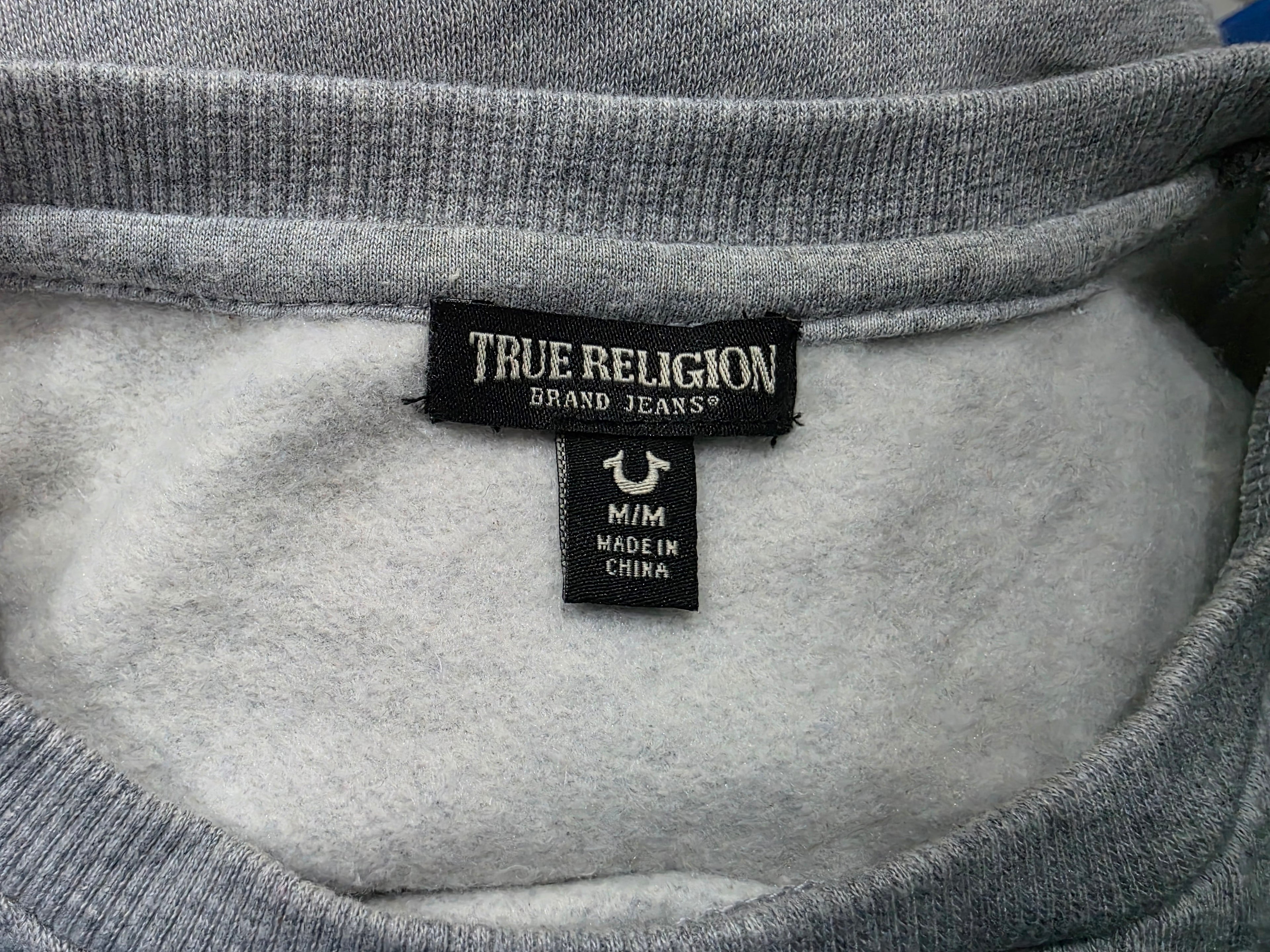 Sudadera True Religion De Mujer Talla Mediana Color Gris
