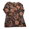 Blusa Ralph Lauren De Seda Talla Grande Multicolor