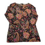Blusa Ralph Lauren De Seda Talla Grande Multicolor