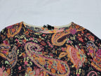 Blusa Ralph Lauren De Seda Talla Grande Multicolor