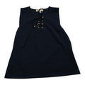 Blusa Michael Kors Azul Sin Mangas Talla Grande Con Cordones