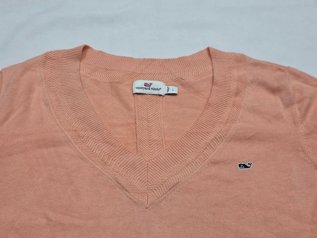 Sueter Color Melón De Mujer Vineyard Vines Talla Grande
