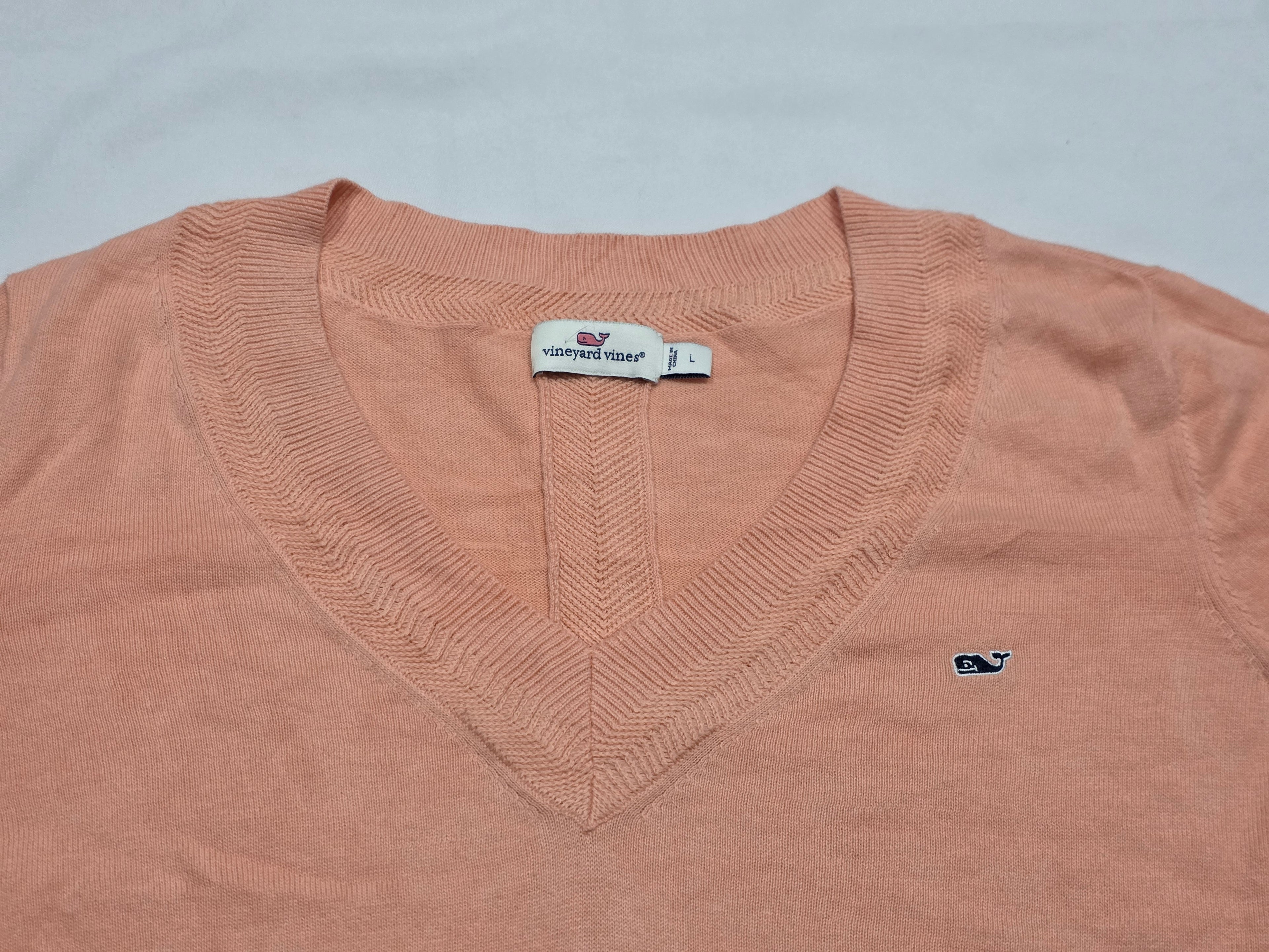 Sueter Color Melón De Mujer Vineyard Vines Talla Grande