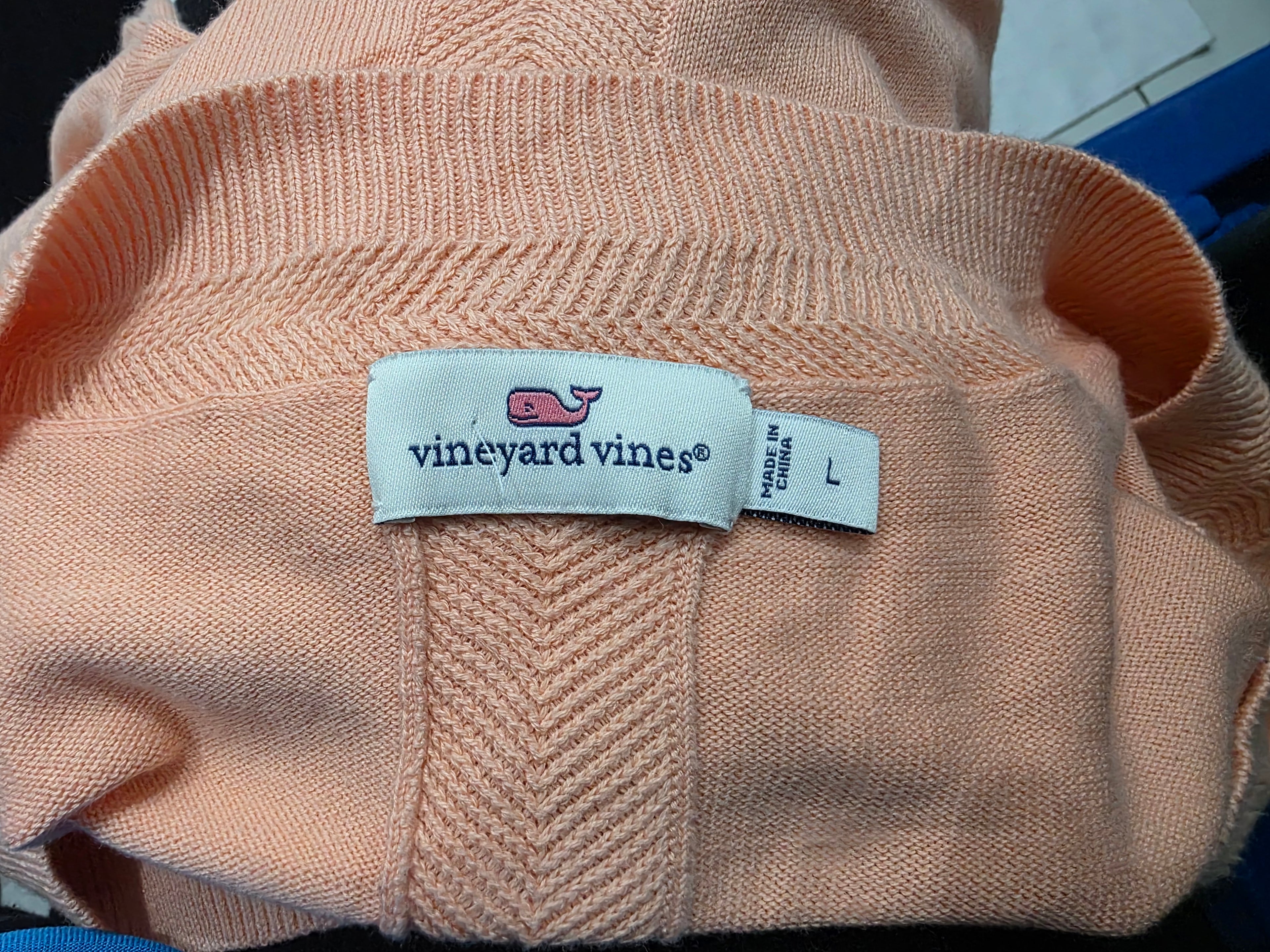 Sueter Color Melón De Mujer Vineyard Vines Talla Grande