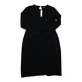 Vestido Ralph Lauren Mujer Talla 14 Color Negro Manga Larga