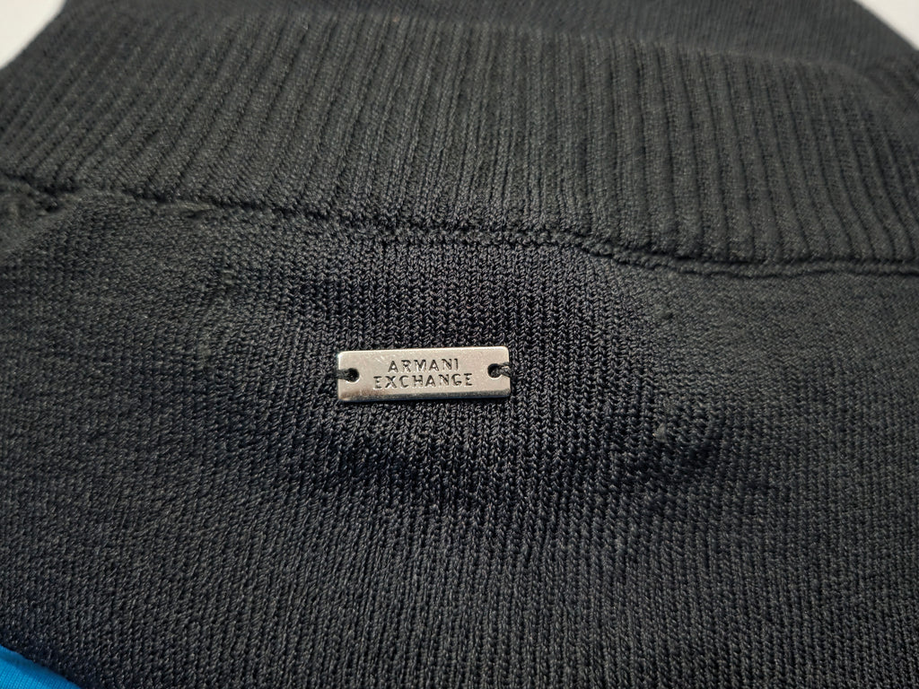 Sueter Armani Exchange De Mujer Color Negro Con Estoperoles