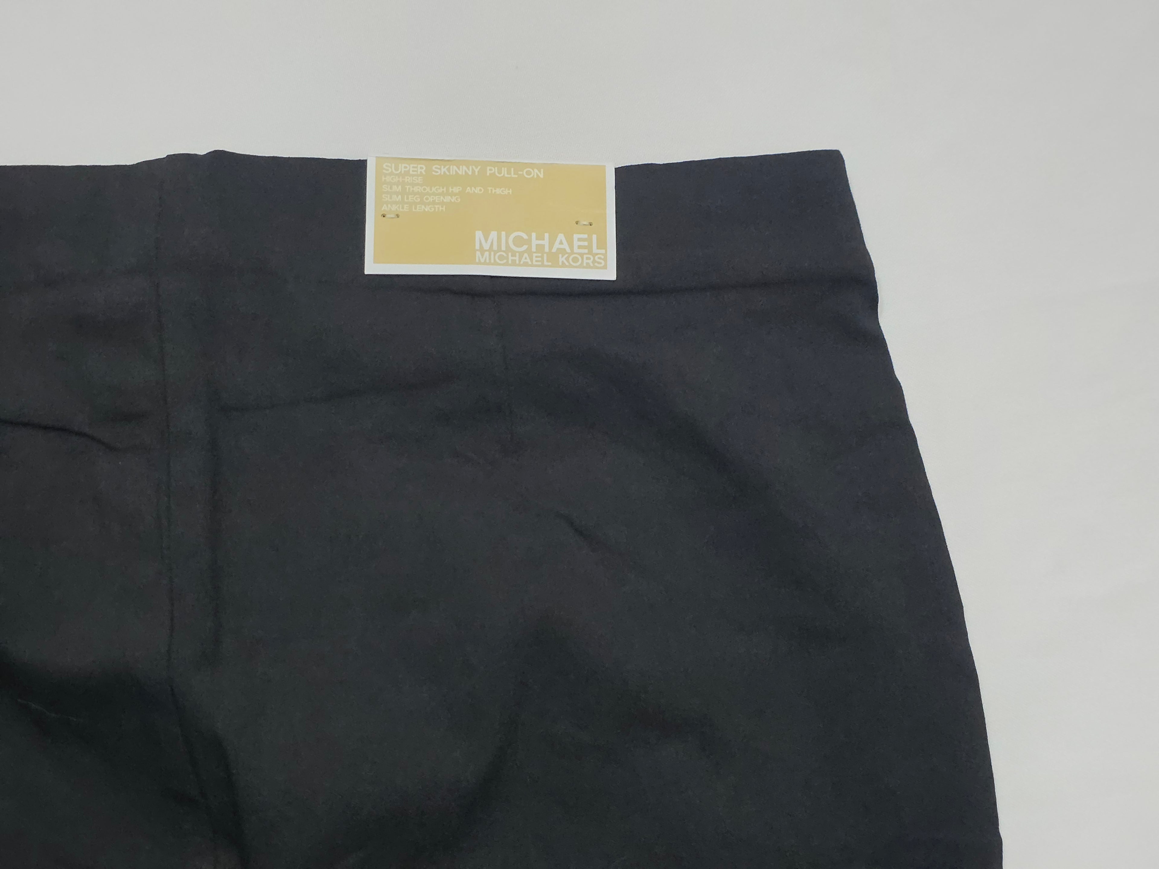 Michael Kors Super Skinny Pull On Color Negro Talla Grande