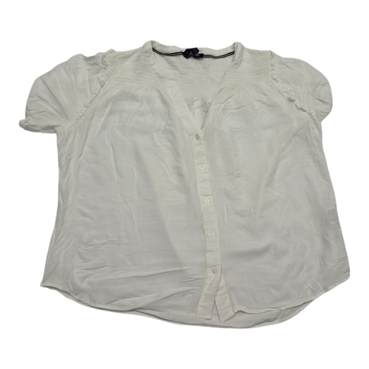Camisa Tommy Hilfiger Viscose Blanco Mujer Extra Grande
