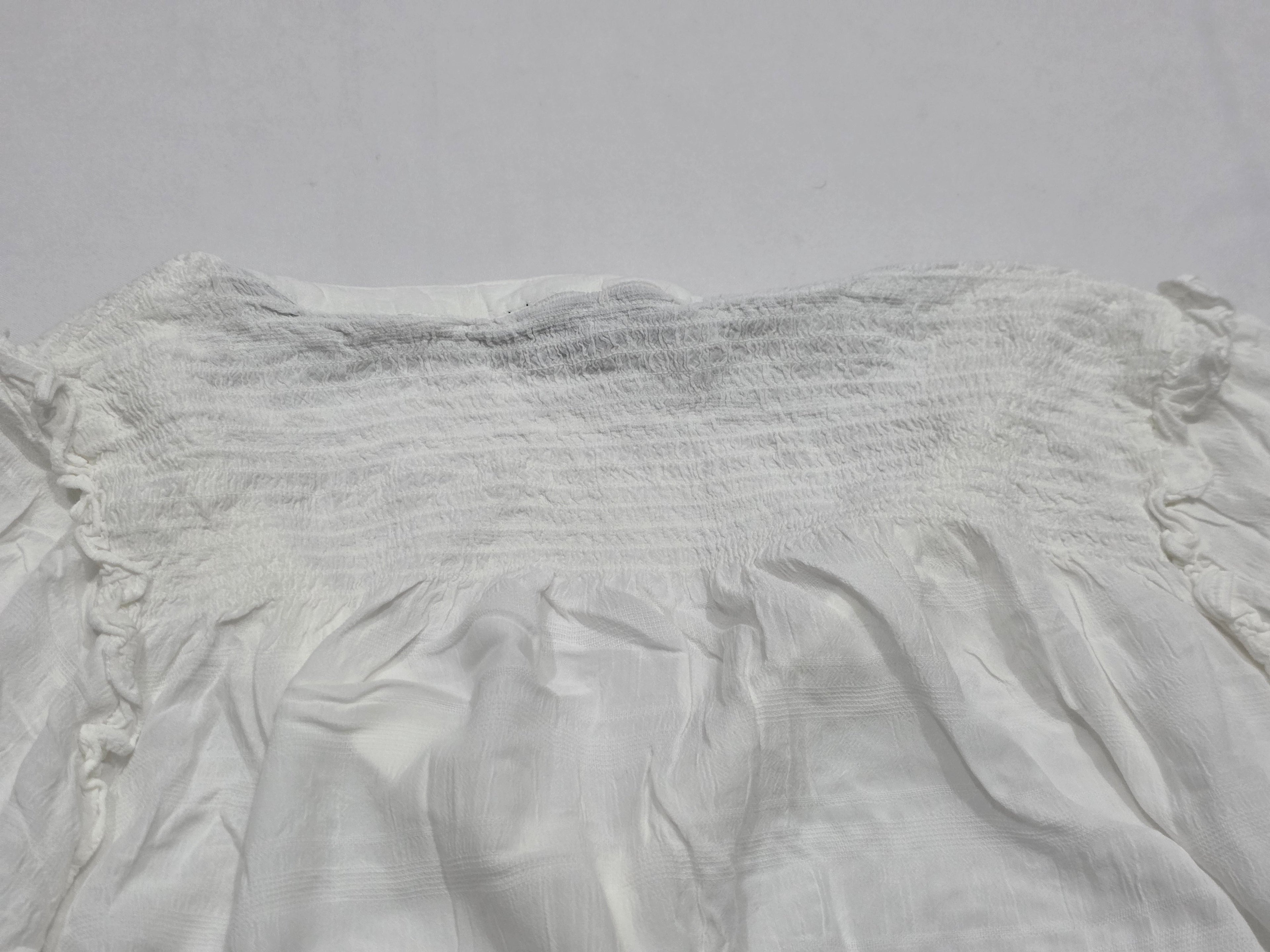 Camisa Tommy Hilfiger Viscose Blanco Mujer Extra Grande