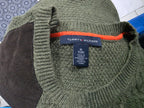 Sueter Tommy Hilfiger Mujer Extra Grande Verde Con Cafe