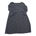Vestido Tommy Hilfiger Talla 16 Azul Con Figuras Manga Larga