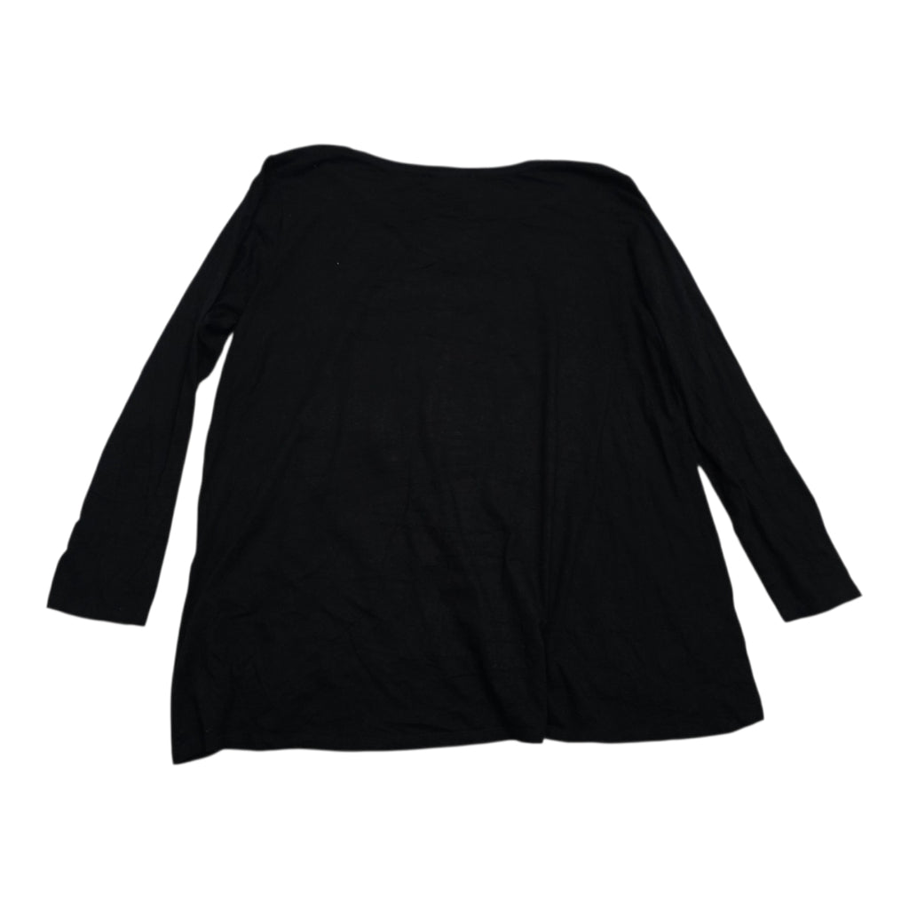 Playera Manga Larga Michael Kors Negra De Mujer Talla 1x