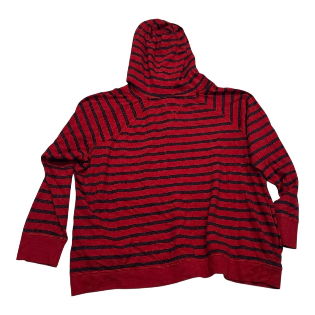 Sudadera Tommy Hilfiger De Mujer Talla 2x Roja Con Rayas