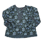Blusa Vineyard Vines Mujer Verde/azul Floreada Extra Chica