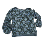 Blusa Vineyard Vines Mujer Verde/azul Floreada Extra Chica