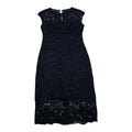 Vestido De Encaje Ralph Lauren De Mujer Talla 2 Azul Marino