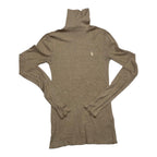 Blusa Turtle Neck Ralph Lauren Mujer Talla Chica Color Cafe