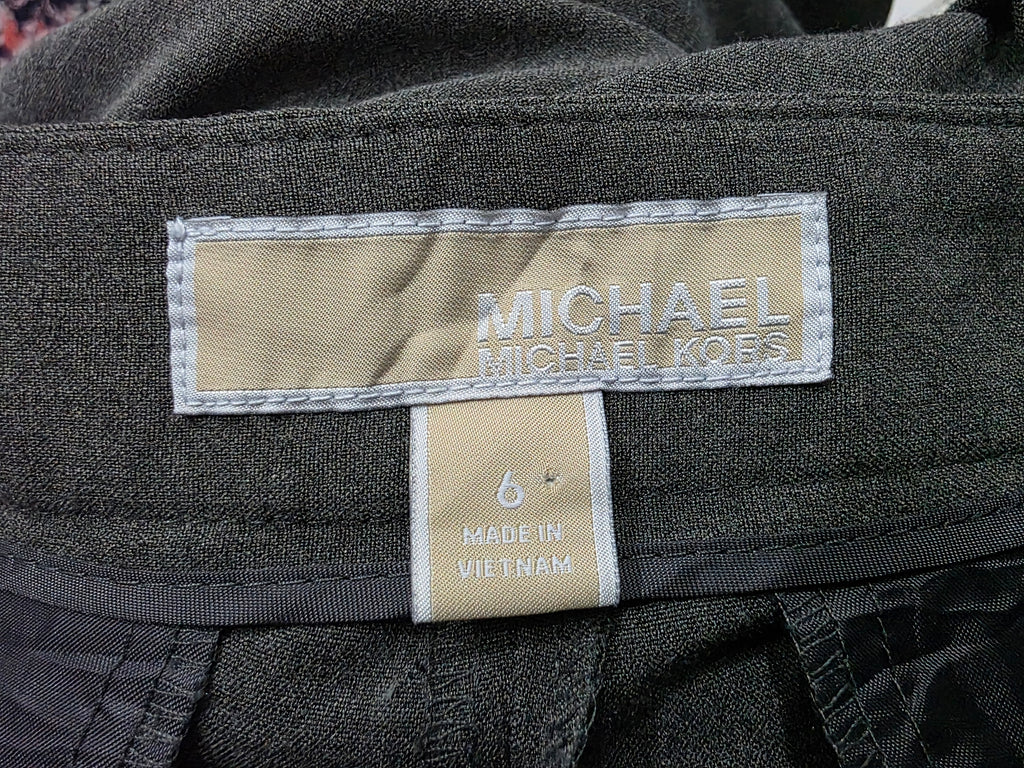 Pantalon De Vestir Michael Kors De Mujer Talla 6 Color Gris
